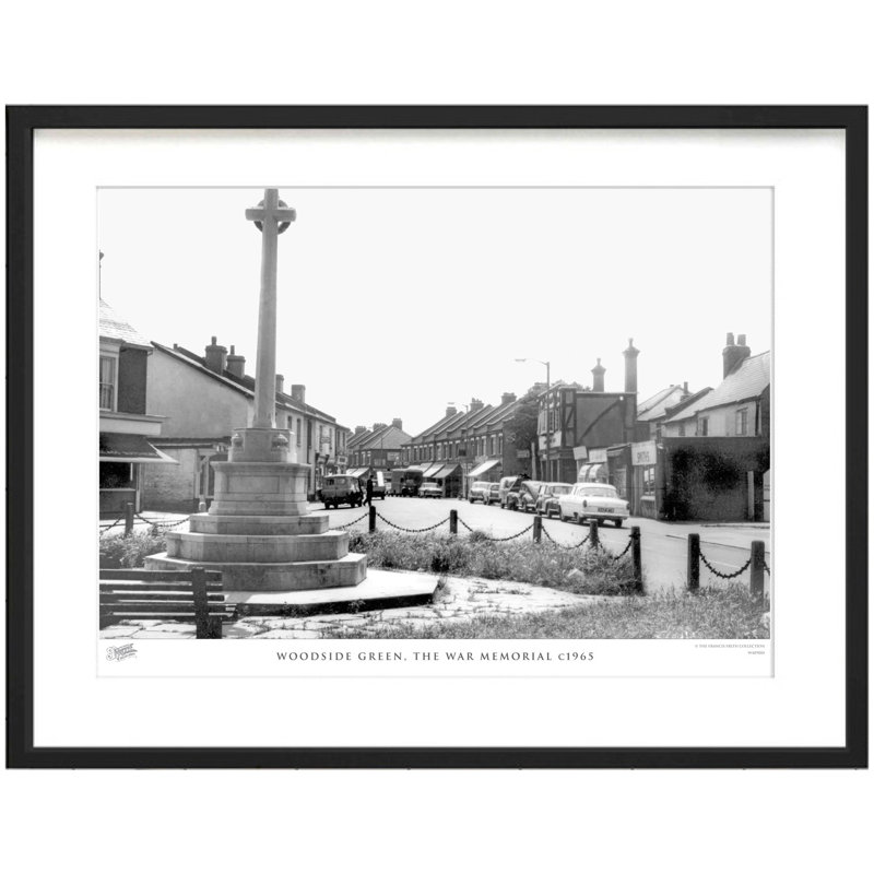 Woodside Green, the War Memorial C1965 1 Piece Single Picture Frame Wall Art, 28cm H x 36cm W x 2.3cm D