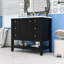 Meuble-lavabo avec une armoire et trois tiroirs-1432590634