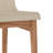 Coast Teak Side Chair Canvas Sling-27854068