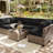 14-Piece Outdoor Seating Group Cushion Cover, Only Covers-101900147