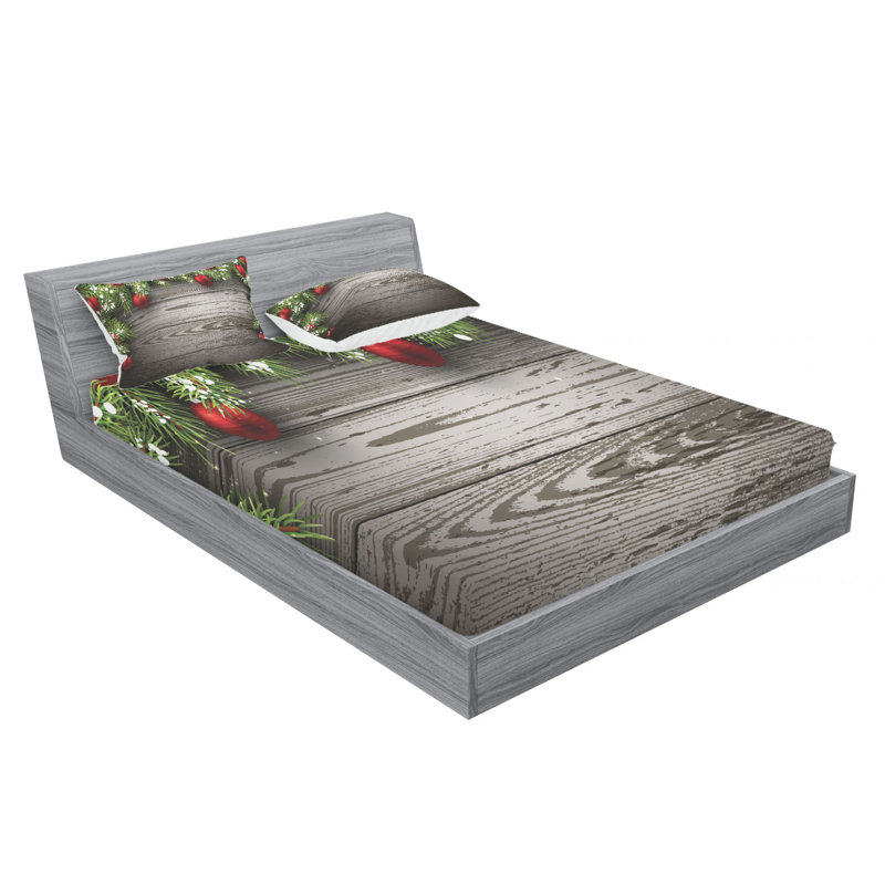 Microfiber Sheet Set, Queen Sheet Set with Fitted Sheet