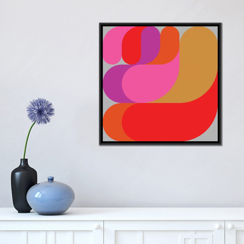 «Drop» par Greg Mable, reproduction sur toile tendue sur châssis, H 18 po x l 18 po x P 1,5 po, Toile avec cadre noir