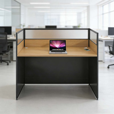 Benching Workstation with Cable, Office Rectangle Cubicle