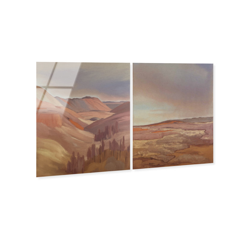 Collected Views Set High-Gloss Acrylic Glass Wall Art Landscape & Nature Print by Oliver Gal, Ready to Hang, 16 x 20
