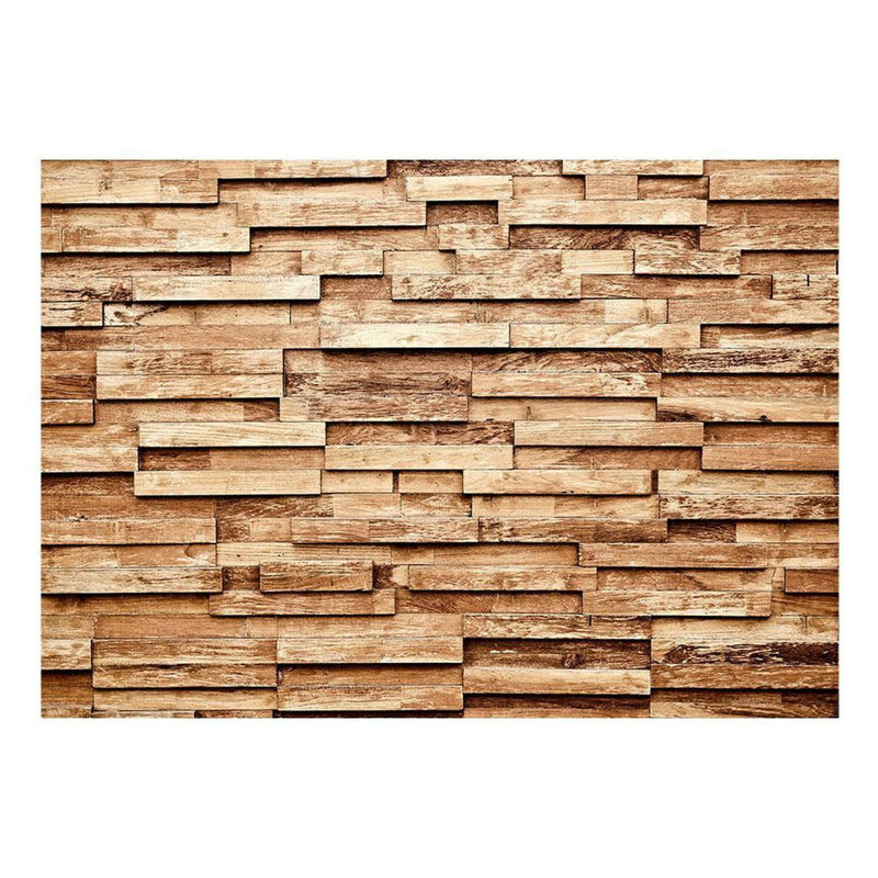 Murale bandes de palettes en bois, L 110 po x l 157 po
