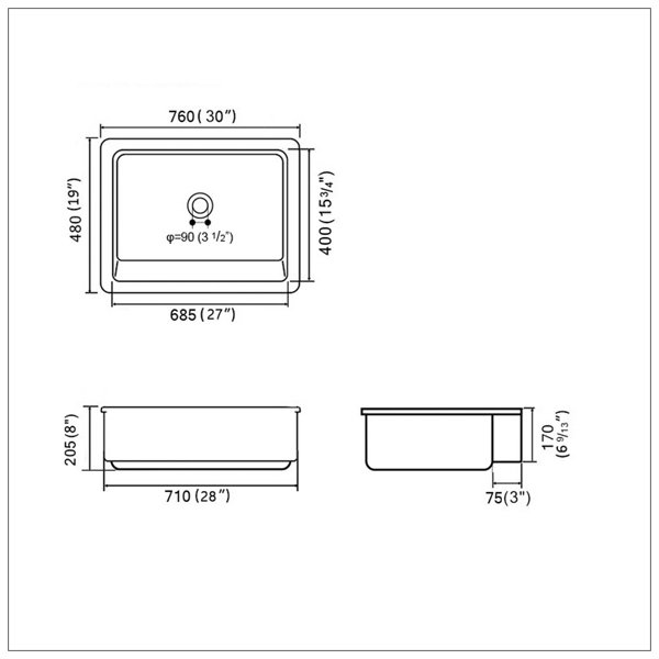 Dimensions du produit