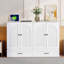 Lit escamotable double avec grands tiroirs, blanc-455262544-455262551