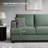 89" W 2-Piece Upholstered Linen Living Room Set-1302795774
