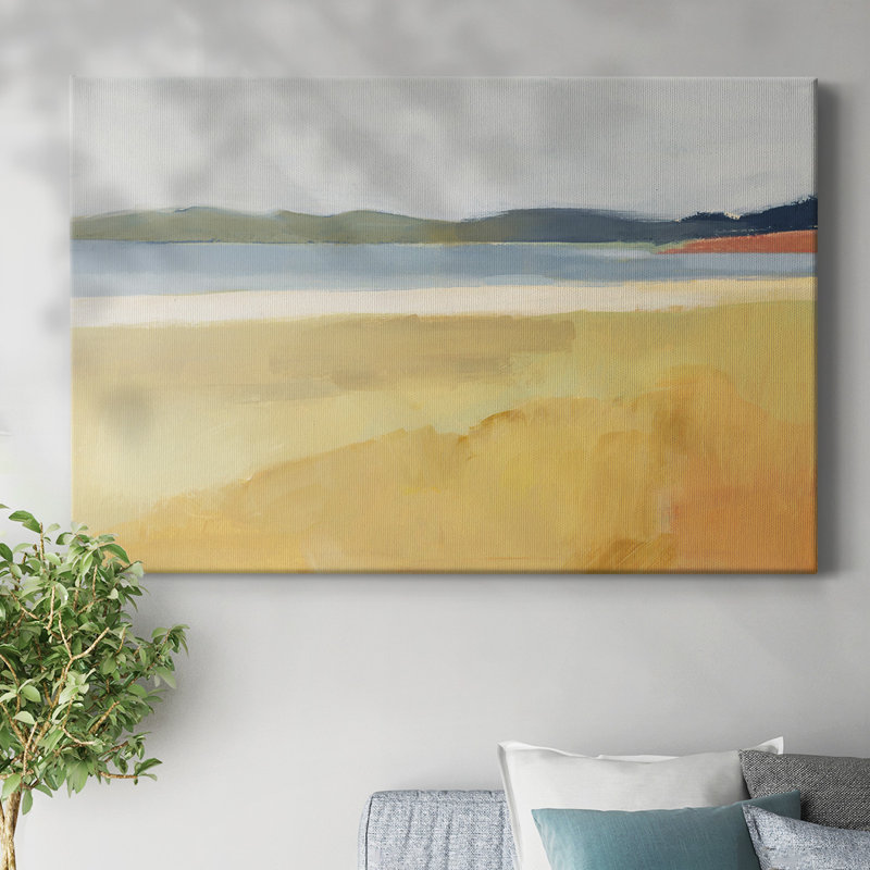 Toile tendue Ochre Seaside II-Gallery, H 40 po x l 60 po
