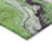 Machine Washable Indoor/Outdoor Xhevrie Green Rug-2019627196