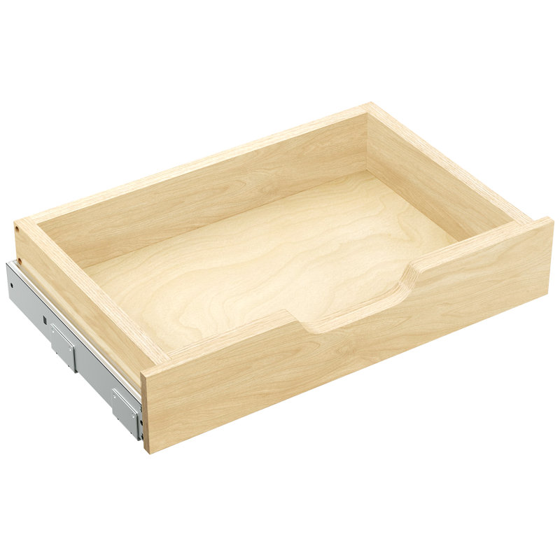 Wood Pull Out Drawer, 3.15" H x 28.50" W x 10.30" D