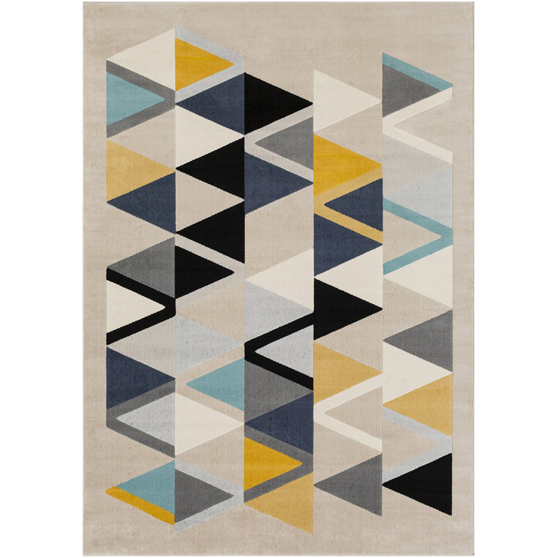 Rockhampton Geometric Area Rug, Rectangle: 200cm x 275cm