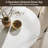 Alpena Round Faux Marble Dining Table With Wood Fluted Base-748332735-756835414-756835408