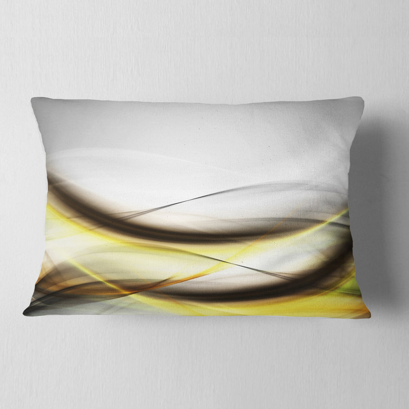  Coussin Abstract Waves, Rectangulaire, 12 po x 20 po