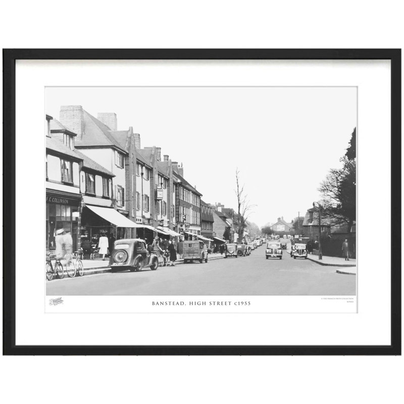 Banstead, High Street C1955 by Francis Frith - Single Picture Frame Print, 28cm H x 36cm W x 2.3cm D