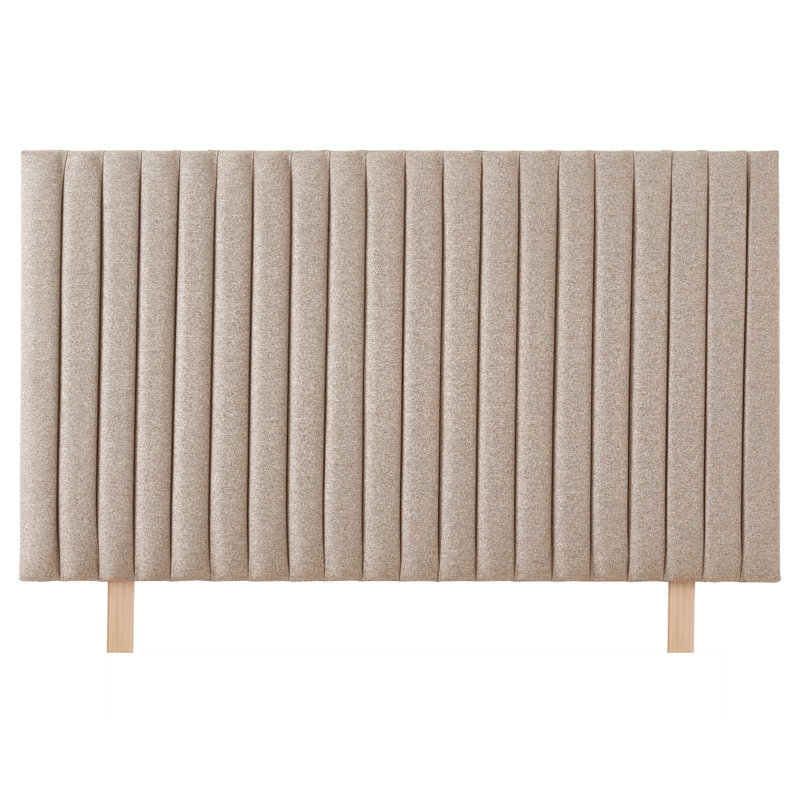 Hampton Upholstered Headboard, Small Double (4'), Natural
