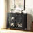 Black Console Table with Shelf Inside