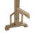 73x19x31" Brown Recycled Pine Wood Console Table With Trestle Base