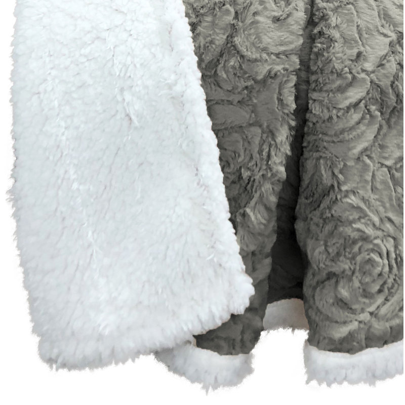 Jeté Sherpa Rev, Gris