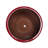 3 Pieces Ceramic Flowerpot, Bean Paste Red Modern Planter For Patio, Garden, Windowsills - Frost-, Heat-, Weather- With Built-In Drainage Hole, 14.36" L X W 12.33" H, 42.98 Lbs Sleek Design,-1053990063