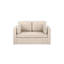 Newport Light Grey 2 Seater Sofa-968119244-968119255