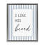 Cadre flottant I Like His Beard Stripes, design par Lettré et doublé-675548809-675548813