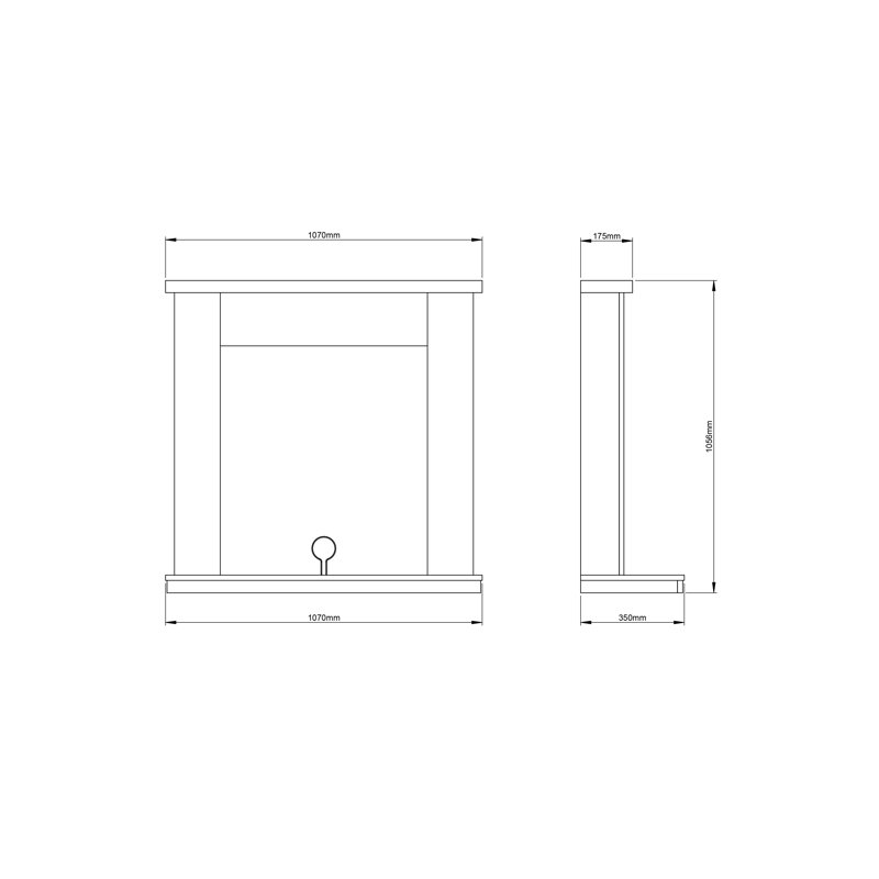 Barrowden Inglenook Electric Suite