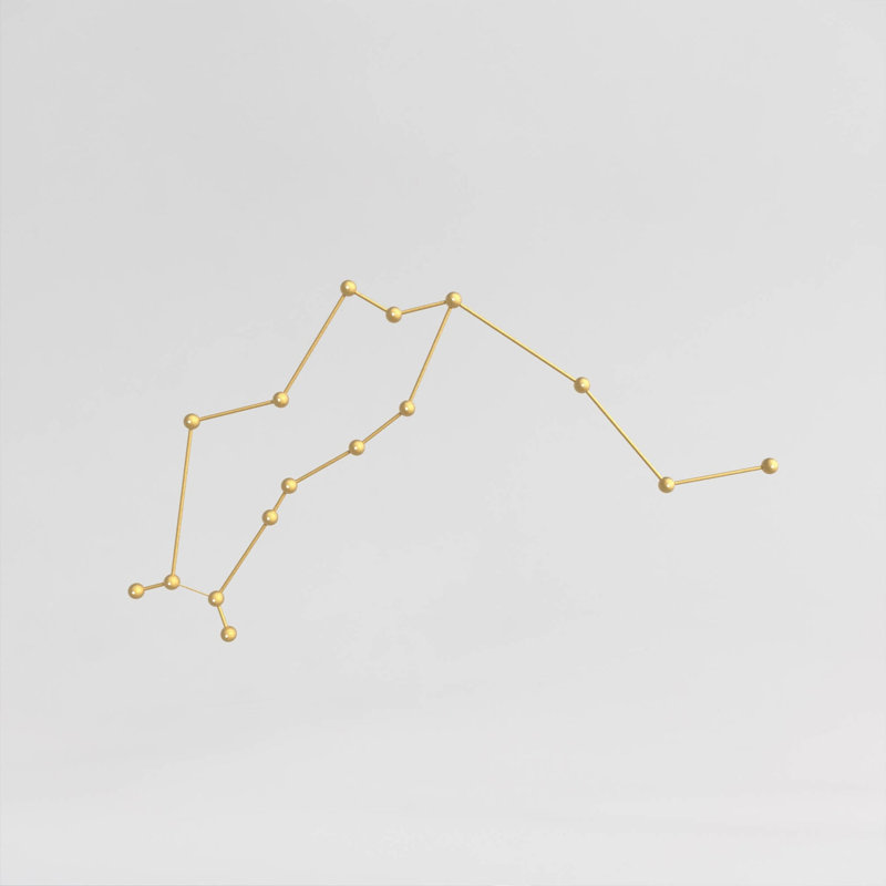 16 - Light Unique Geometric Chandelier