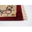 Tapis décoratif en laine rouge foncé de conception unique 10 pi 2 po x 14 pi 3 po noué à la main New Age