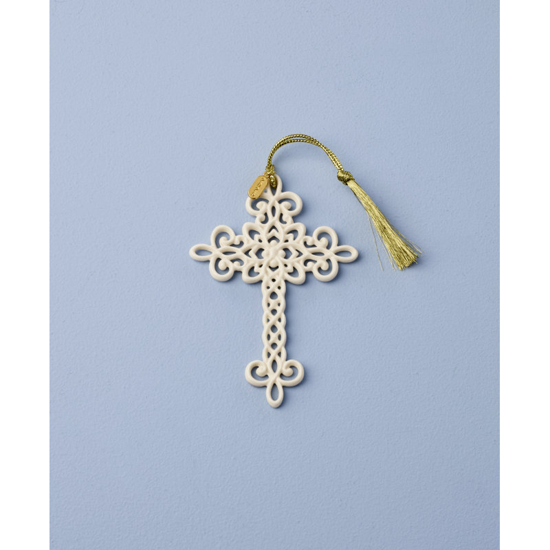2025 Snow Fantasies Cross Ornament