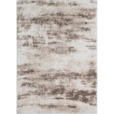 Alban Indoor Shag Beige Area Rug