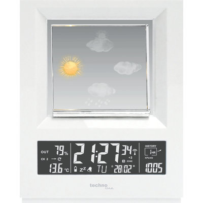 Wetterstation mit Uhr