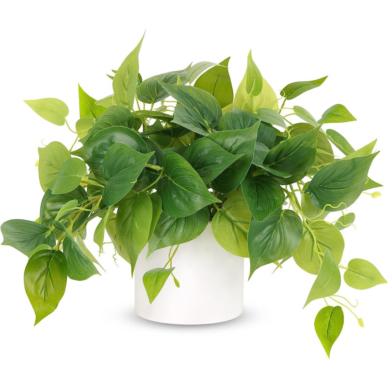 Faux plantes d'intérieur avec pots