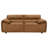 Hudson Orange 2-piece Upholstered Sofa Set