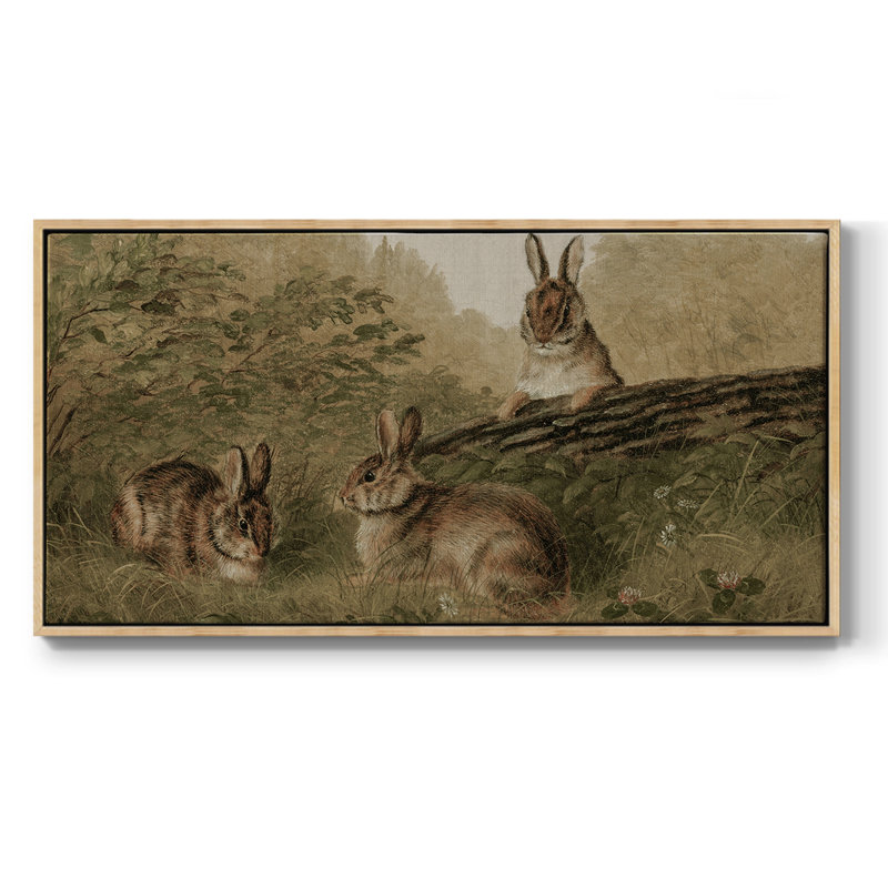Série paysage - DCCCLXVII - Toile tendue avec châssis encadré - Prêt à être accroché, Naturel, H 17 po x l 33 po