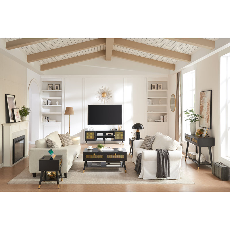 Rashia Coffee Table, Black