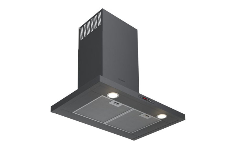 36" 800 Series 600 CFM Ducted Wall Mount Range Hood in Black Stainless Steel, 30"