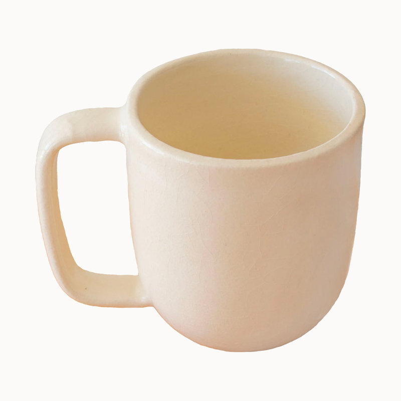 Handcrafted Ceramic Mug, Bone