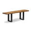 Banc de hall d'entrée en bois massif 48 po Alaterre Furniture