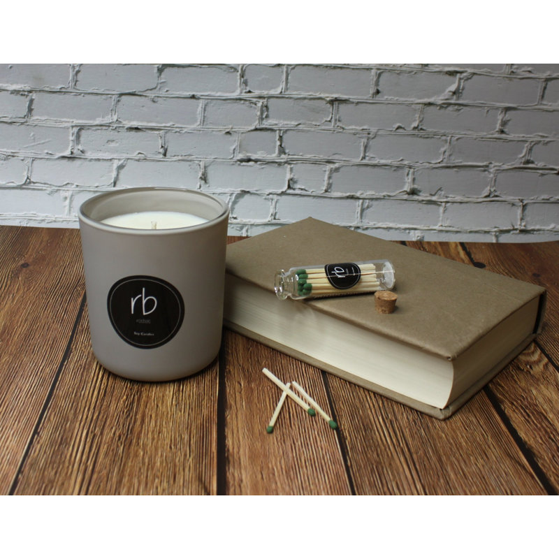 Prato Scented Jar Candle, Gray