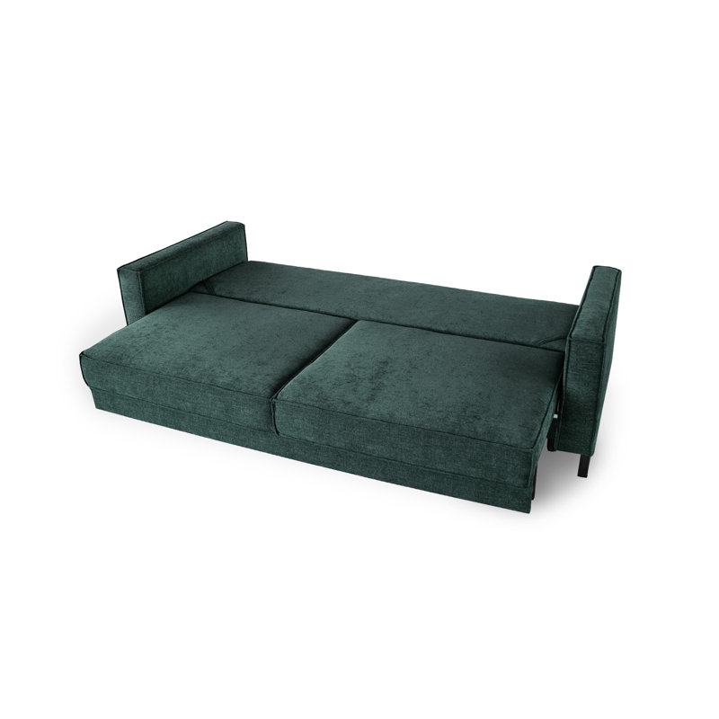 Binegar 4 Seater Chenille Sleeper, Green