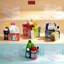 Bacs et organisateurs de rangement en plastique transparent pour garde-manger, réfrigérateur, salle de bain et armoire - Contenants empilables robustes