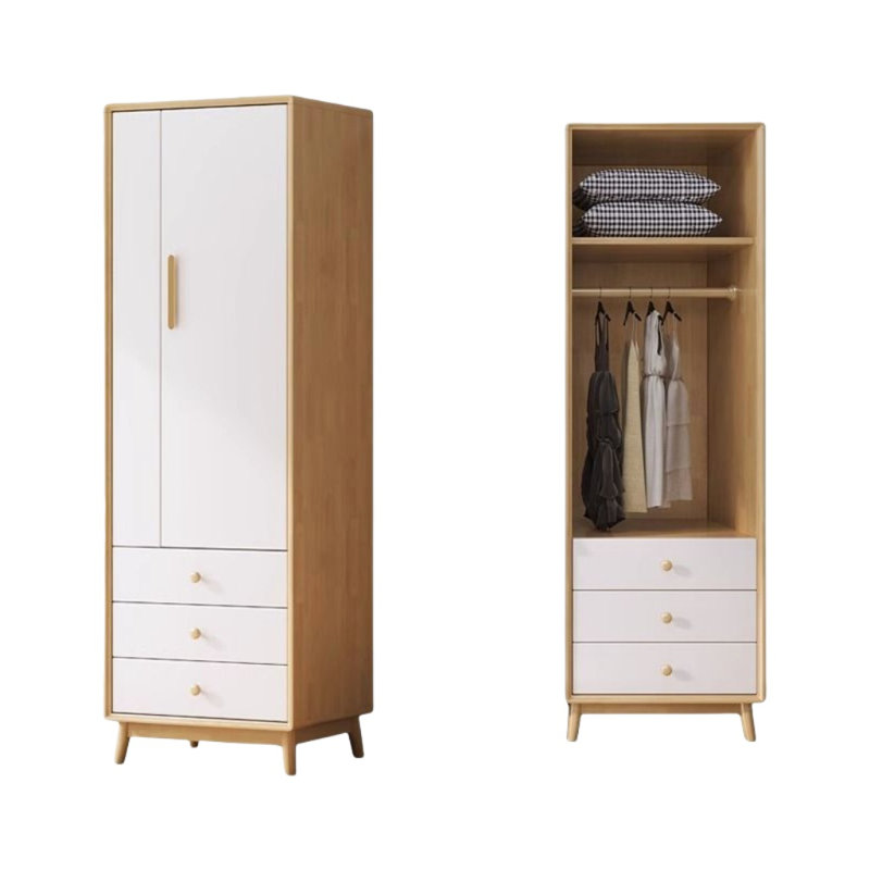 Garde-robe moderne et simple, Burlywood / blanc
