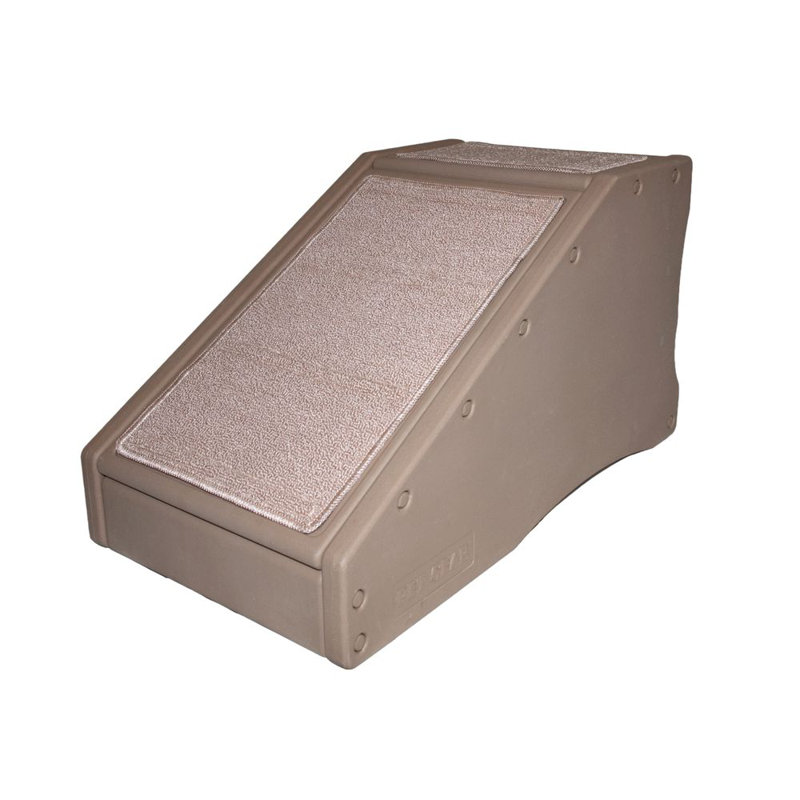 Combinaison d'escalier et de rampe pour animal de compagnie pour chiens et chats, Brun clair