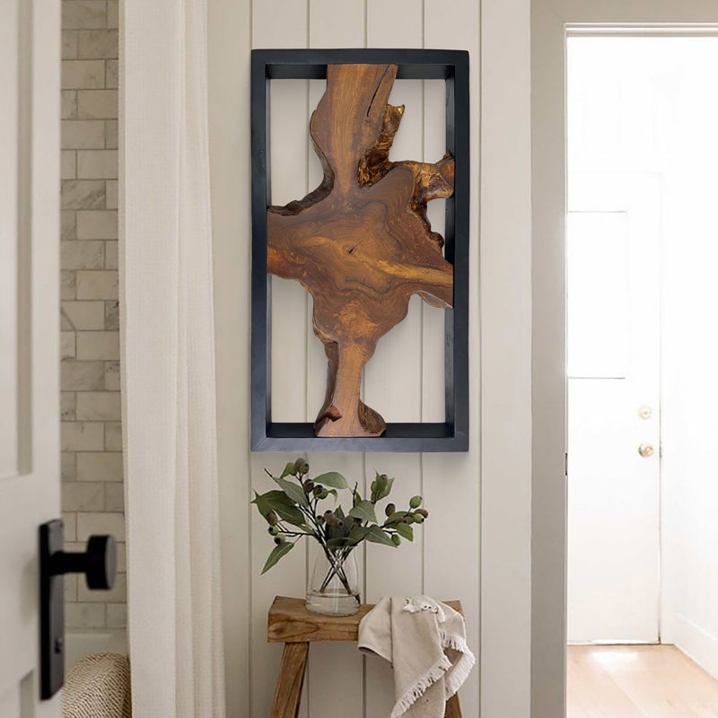Handmade Wall Decor on Solid Wood
