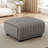 Degeorge 32" Wide Contemporary Channel Tufted Storage Ottoman With 2 Drawers-114657016