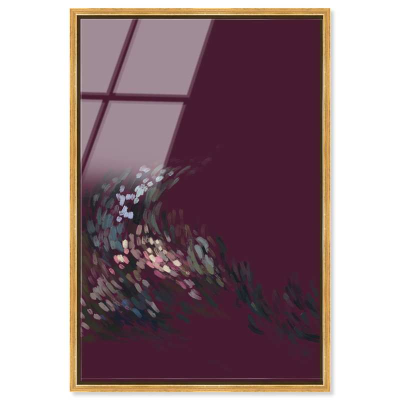 A Spring Wave Print by Oliver Gal, 17"H x 25"W, Gold Floater Frame
