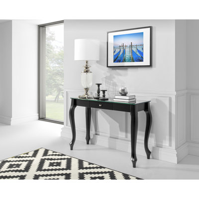 Kynlee 110cm Glass Top Console Table