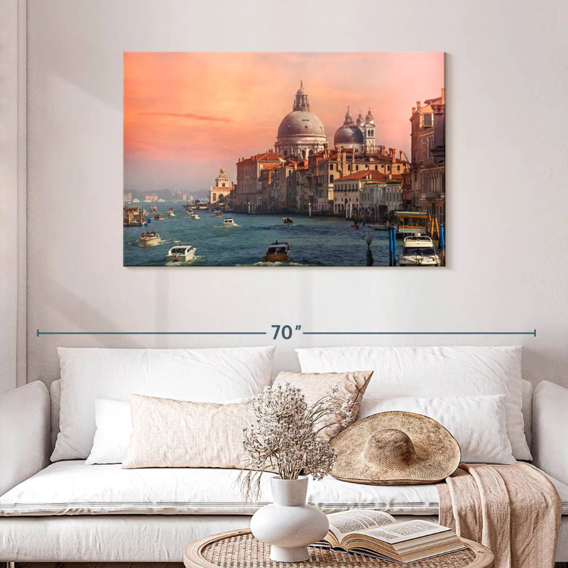 Italy Grand Canal, 30" H x 45" W