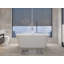 Contemporary-Modern 67'' x 32'' Soaking Acrylic Bathtub